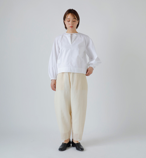 TENNE HANDCRAFTED MODERN ボリュームスリーブプルオーバー