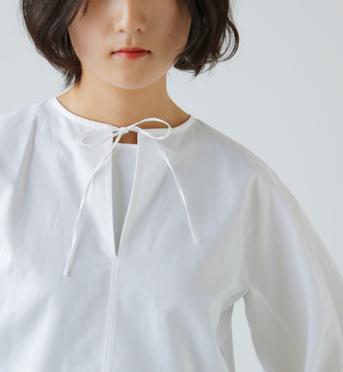 TENNE HANDCRAFTED MODERN ボリュームスリーブプルオーバ TENNE HANDCRAFTED MODERN｜コットン ボリュームスリーブ タック