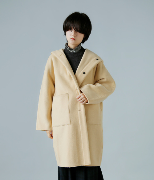 20%OFF】TENNE HANDCRAFTED MODERN テンハンドクラフテッドモダン SUPER140s ウール ロング フード コート  “super 140s long hood coat” 0020o | iroma..aranciato