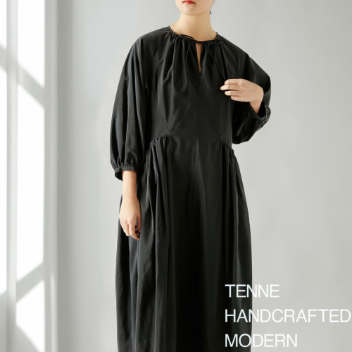 TENNE HANDCRAFTED MODERN ロングワンピースドレス TENNE HANDCRAFTED MODERN テンハンドクラフテッドモダン シルク