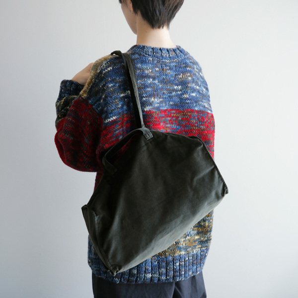 TENNE HANDCRAFTED MODERN ブリスベンモス コットン ベルベット ボストンバッグ