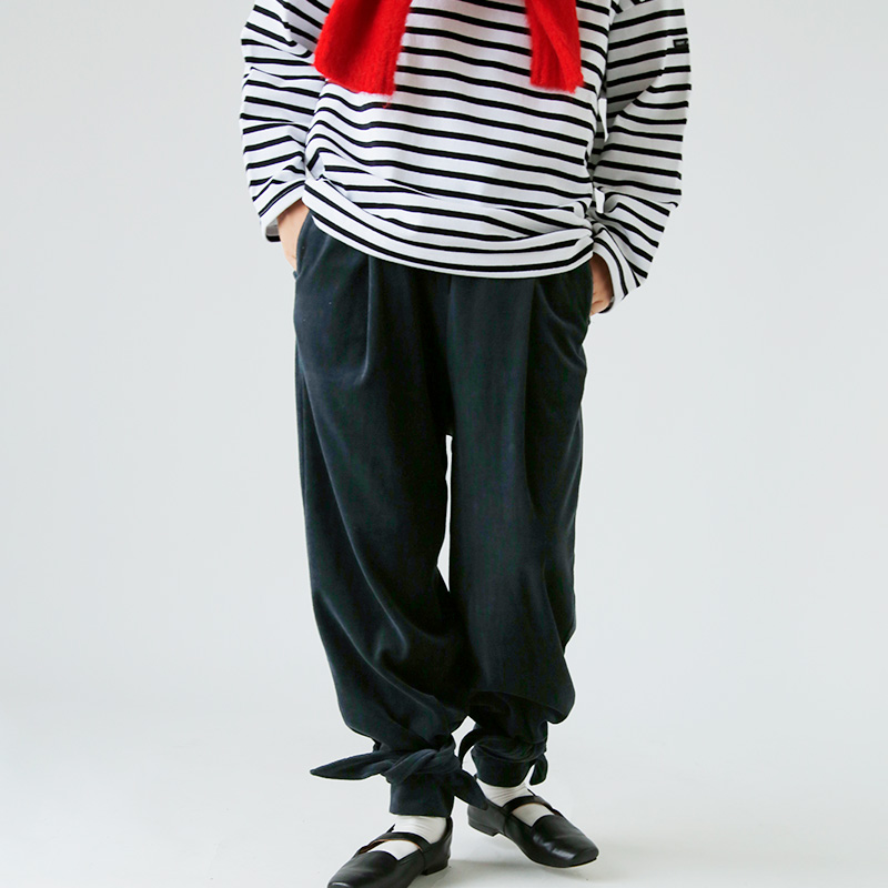 TENNE HANDCRAFTED MODERN ベロアリボンパンツ　グレーM TENNE HANDCRAFTED MODERN テン ハンドクラフテッド モダン