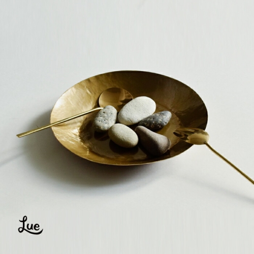 Lue ルー 真鍮の7寸平皿 023o | iroma..aranciato