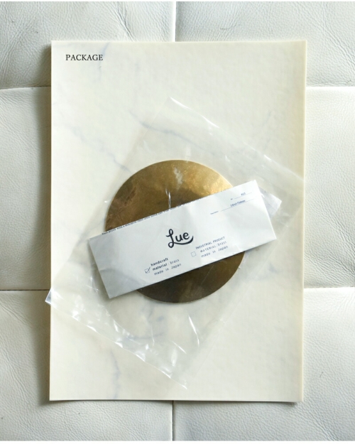 Lue ルー 真鍮の4寸平皿 025o | iroma..aranciato