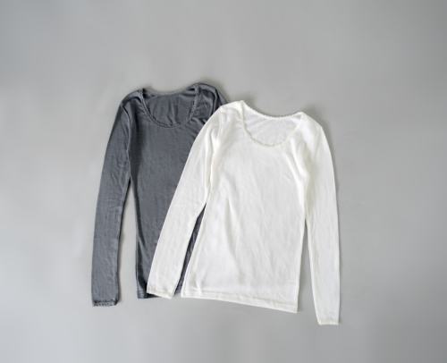 【JOHA(ヨハ)】ウールシルクロングスリーブアンダーシャツ EMILY joha(ヨハ)ウールシルクロングスリーブアンダーシャツ EMILY 13325-185