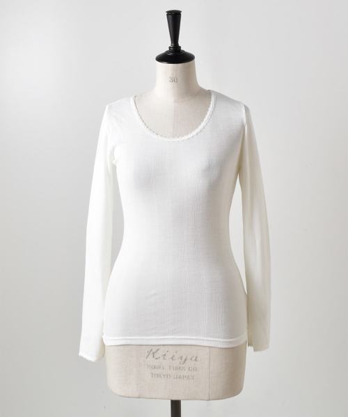 【新品】ヨハ(joha)　ロングスリーブアンダーシャツ　ウール＆シルク joha(ヨハ)ウールシルクロングスリーブアンダーシャツ FILIPPA 12244