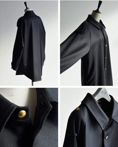 Scye サイ ウール キャバルリーツイル オーバーシャツ コート “Cavalry