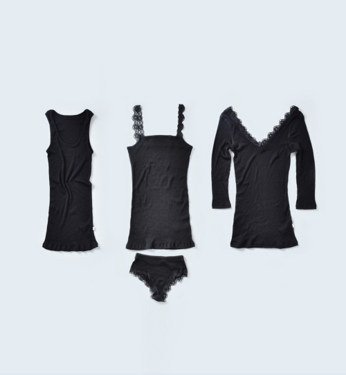 joha(ヨハ)メリノウールシルク タンクトップ KATE 12363-182