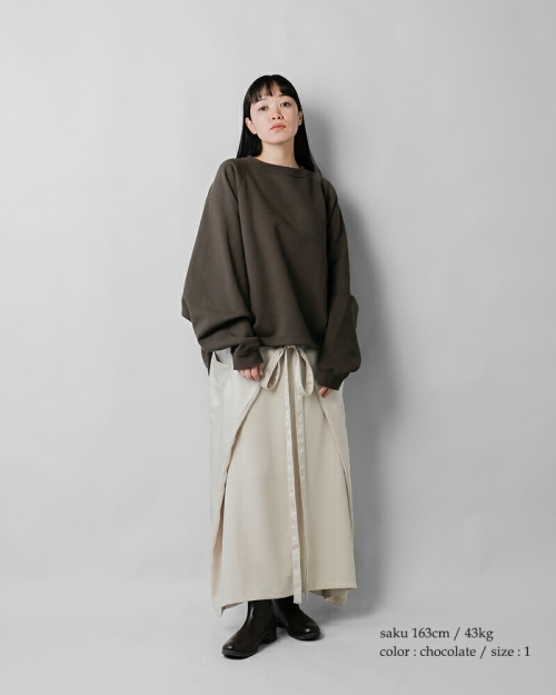 COGTHEBIGSMOKE コグザビッグスモーク KAYA TUCKED HEM TOP