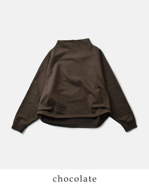 COGTHEBIGSMOKE コグザビッグスモーク MELINA BOTTLE NECK SWEATSHIRT