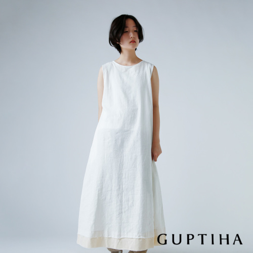 GUPTIHA グプティハ コットン リネン ノースリーブ レイヤード