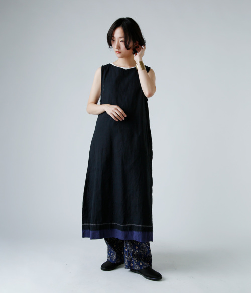 GUPTIHA グプティハ コットン リネン ノースリーブ レイヤード