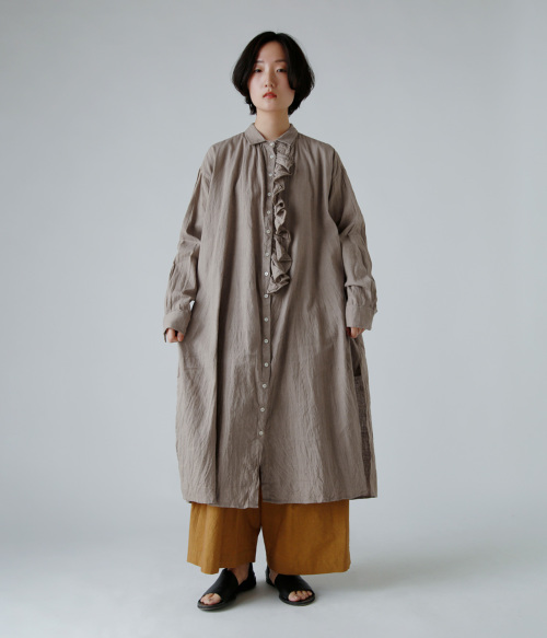 【新品送込】peniphass コットンリネン 衿フリル2WAYワンピ M OR fit=scale-down,w=1200