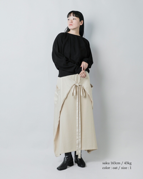 COGTHEBIGSMOKE コグザビッグスモーク MINA DOUBLE WRAP SKIRT