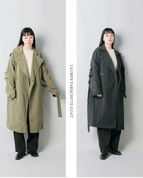 COGTHEBIGSMOKE コグザビッグスモーク LAUREN PARACHUTE COAT ドライ