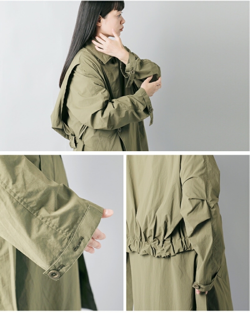 COGTHEBIGSMOKE コグザビッグスモーク LAUREN PARACHUTE COAT ドライ