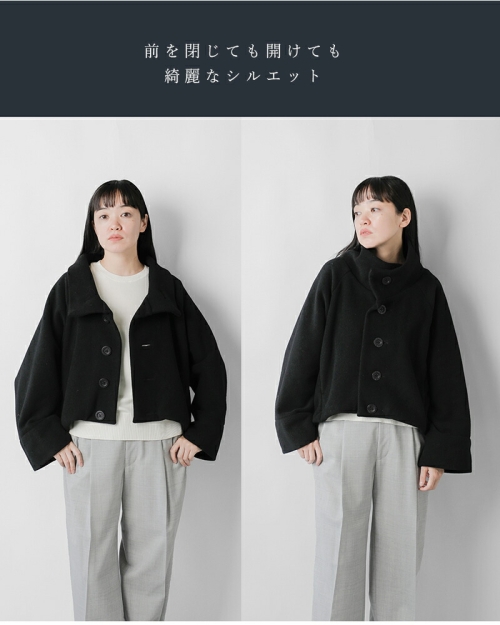 COGTHEBIGSMOKE コグザビッグスモーク MILAN STAND COLLAR BLOUSON