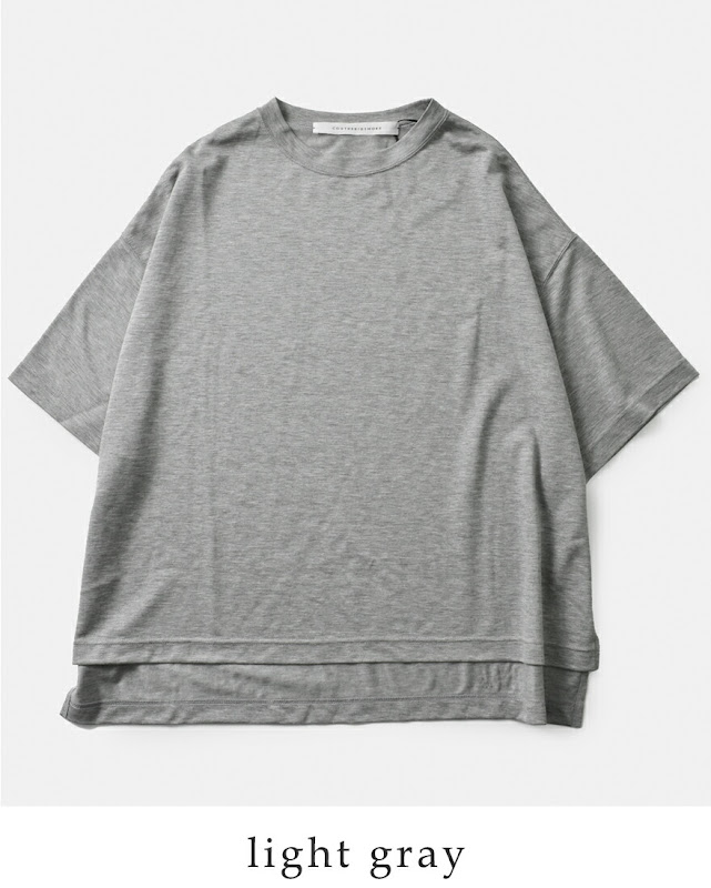 【COGTHEBIGSMOKE】12101-135-425-1 DELTA T-SHIRT七分袖カットソー COGTHEBIGSMOKE コグザビッグスモーク エコビスコースジャージー