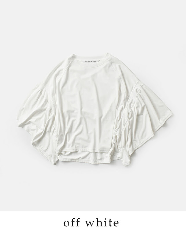 COGTHEBIGSMOKE コグザビッグスモーク LAURA GATHERED SLV TOP