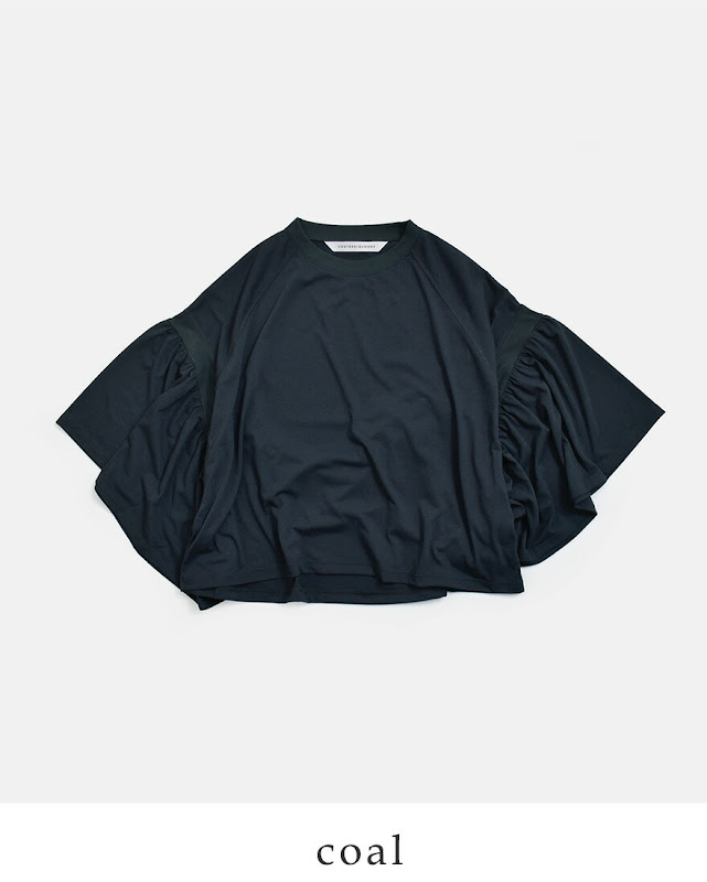 COGTHEBIGSMOKE コグザビッグスモーク LAURA GATHERED SLV TOP
