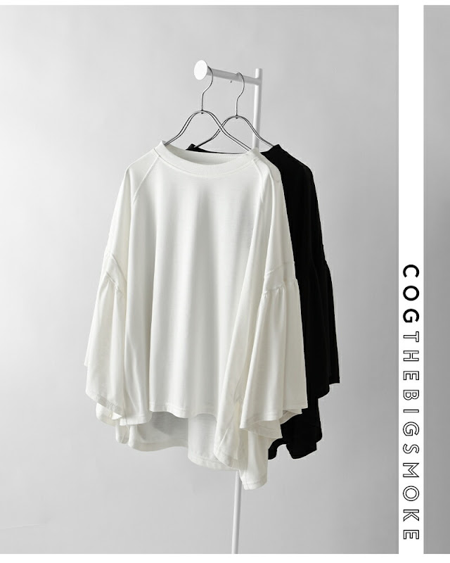 【新品・未使用】COGTHEBIGSMOKE GATHERED SLV TOP COGTHEBIGSMOKE コグザビッグスモーク LAURA GATHERED SLV TOP
