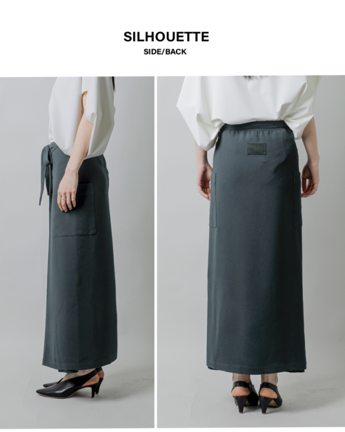 COGTHEBIGSMOKE コグザビッグスモーク MINA DOUBLE WRAP SKIRT ジョー