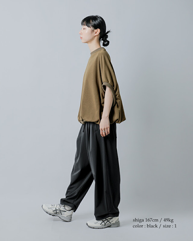 COGTHEBIGSMOKE コグザビッグスモーク NIRVANA TUCKED HEM TROUSERS