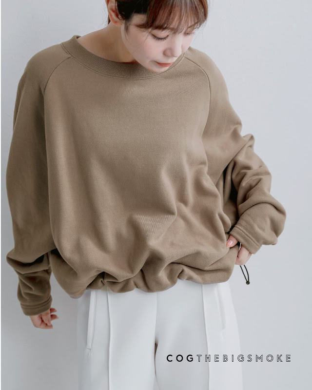 COGTHEBIGSMOKE コグザビッグスモーク OLIVER PUFFY HEM TOP エコ