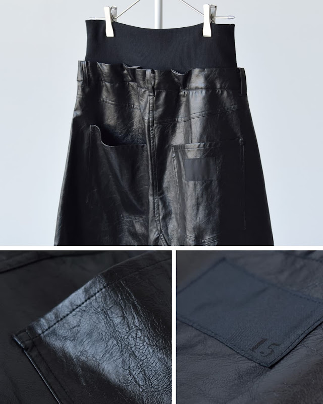 COGTHEBIGSMOKE コグザビッグスモーク OAKLEY SKIRT ヴィーガンレザー