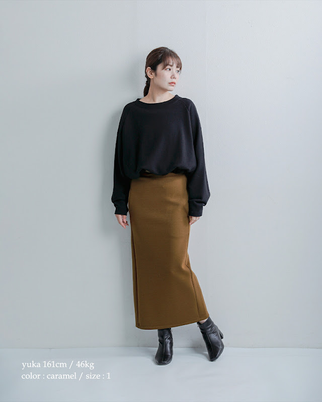 COGTHEBIGSMOKE コグザビッグスモーク FIA SKIRT コクーンジャージー