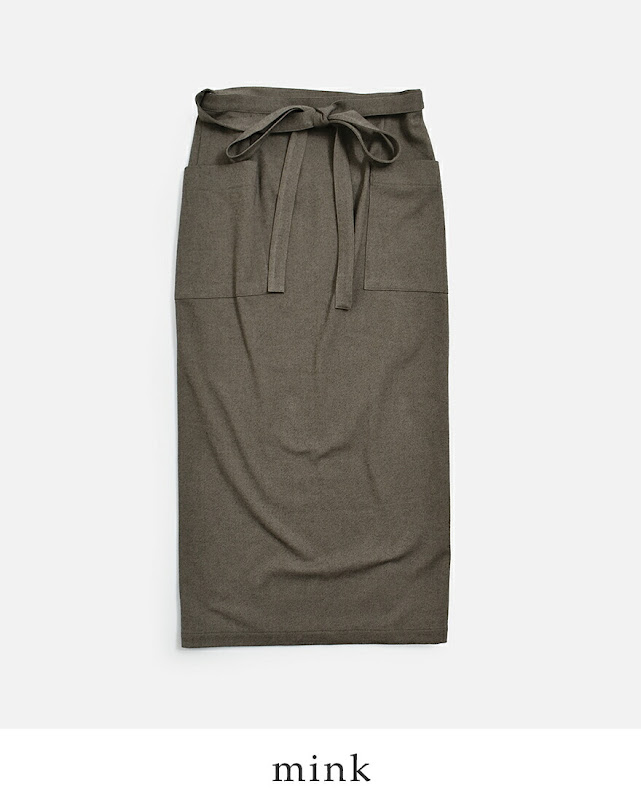 COGTHEBIGSMOKE コグザビッグスモーク MIRANDA WRAP SKIRT ジャージー