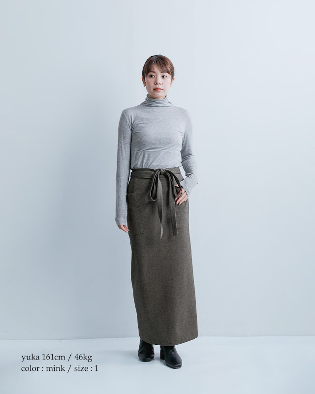 COGTHEBIGSMOKE コグザビッグスモーク MIRANDA WRAP SKIRT ジャージー