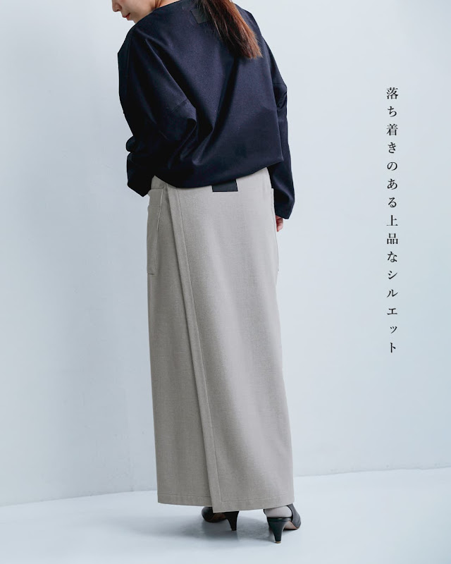 COGTHEBIGSMOKE コグザビッグスモーク MIRANDA WRAP SKIRT ジャージー