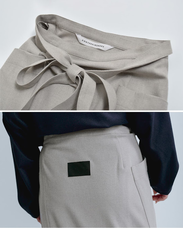 COGTHEBIGSMOKE コグザビッグスモーク MIRANDA WRAP SKIRT ジャージー