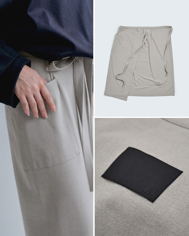 COGTHEBIGSMOKE コグザビッグスモーク MIRANDA WRAP SKIRT ジャージー