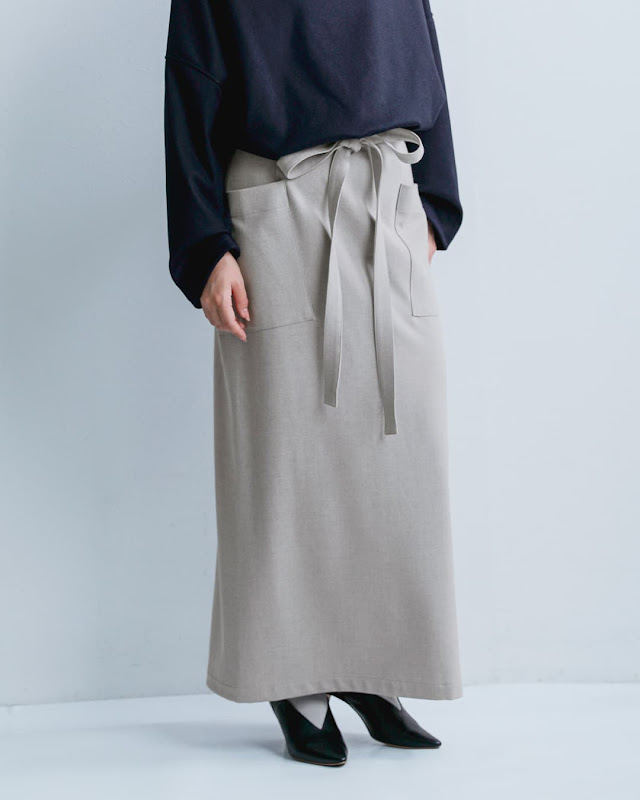 COGTHEBIGSMOKE コグザビッグスモーク MIRANDA WRAP SKIRT ジャージー