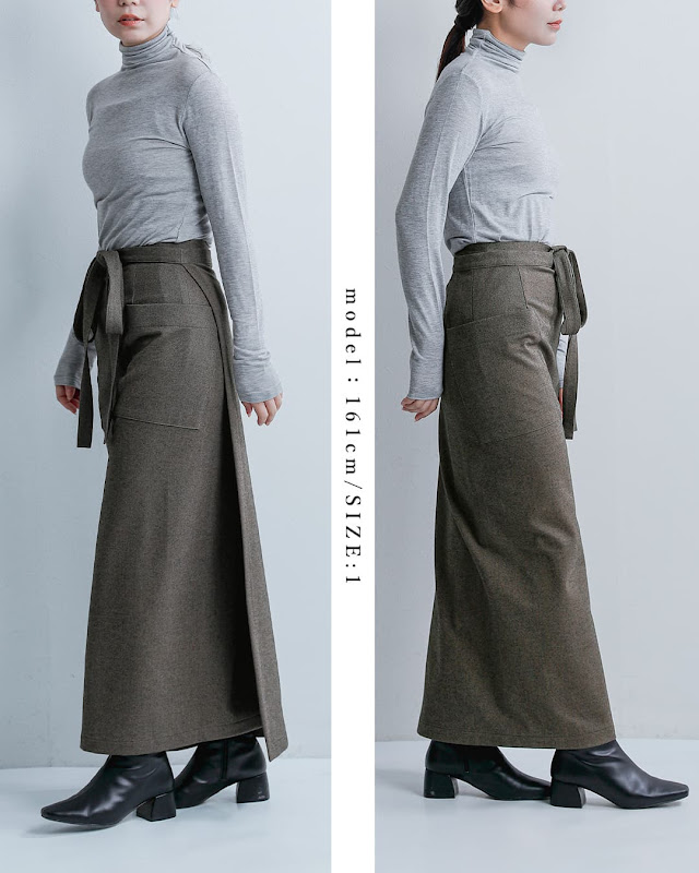 COGTHEBIGSMOKE コグザビッグスモーク MIRANDA WRAP SKIRT ジャージー