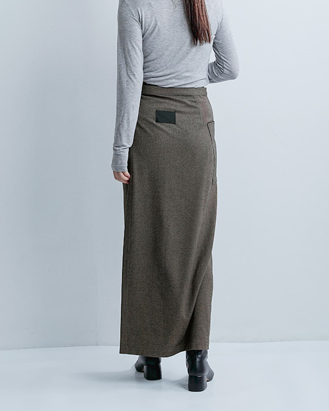 COGTHEBIGSMOKE コグザビッグスモーク MIRANDA WRAP SKIRT ジャージー