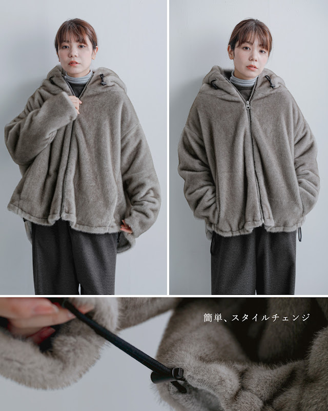blackmeans Choice大阪 別注カラー パーカー COGTHEBIGSMOKE コグザビッグスモーク ODALIS ZIP PARKA エコミンク