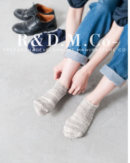 R&D.M.Co- オールドマンズテーラー ガラ紡アンクルソックス 再入荷】R&D.M.Co-/OLDMAN'S TAILOR オールドマンズテーラー