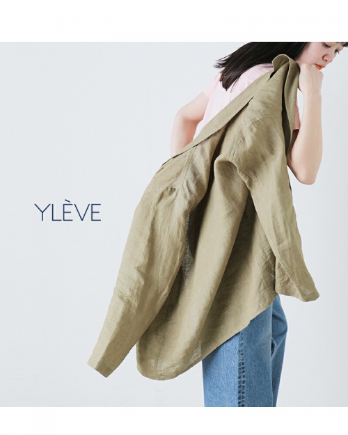 YLEVE イレーヴ リネン ポプリン ジャケット “LINEN POPLIN JK