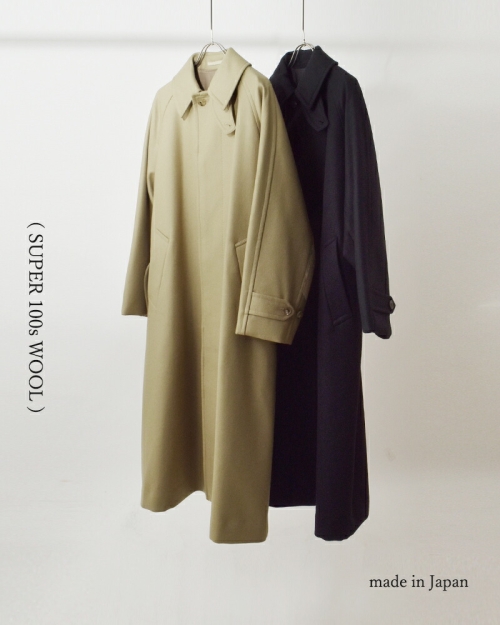 YLEVE イレーヴ SUPER100s ウール メルトン コート “SUPER 100s WOOL