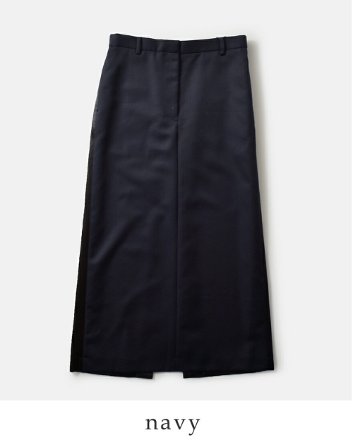 iroma..aranciatoYLEVE イレーヴ Aライン ロングスカート “WOOL MOHAIR