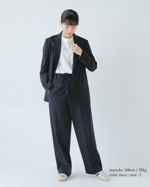 YLÈVE（イレーヴ）　スラックス YLÈVE / HIGHTWISTED COTTON GABA TROUSERS | YLÈVE（イレーヴ