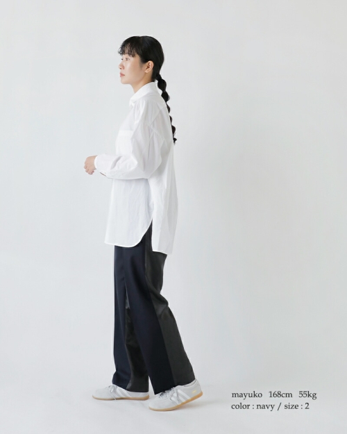 YLÈVE（イレーヴ）　スラックス YLEVE イレーヴ ストレート トラウザー パンツ “WOOL MOHAIR GABA