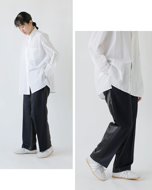 YLEVE イレーヴ ストレート トラウザー パンツ “WOOL MOHAIR