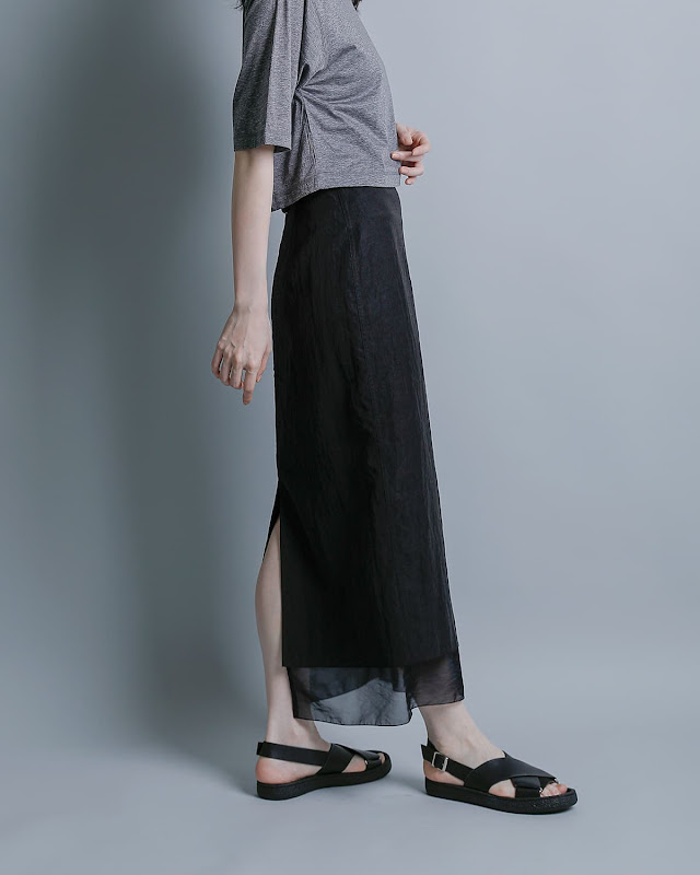 YLEVE イレーヴ フィブリル レイヤードスカート FIBRIL LAYERED SK 168