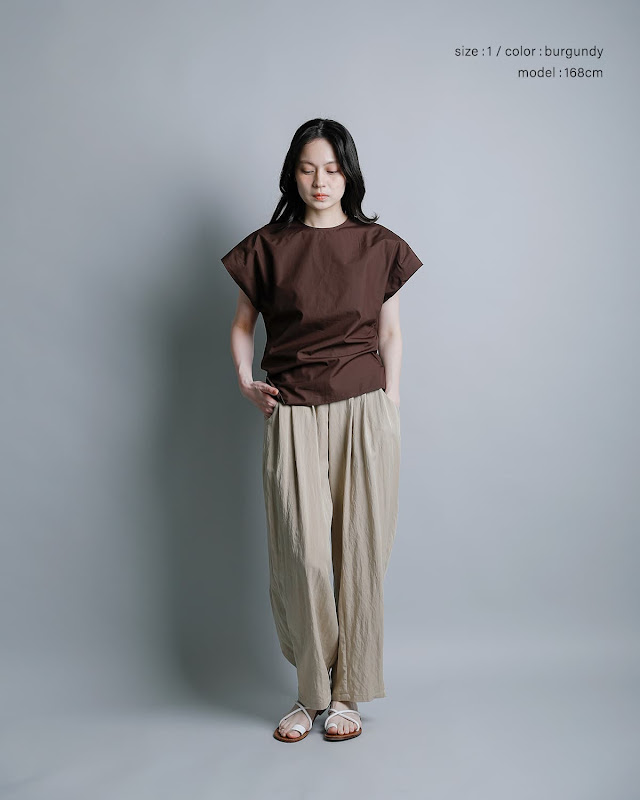 YLEVE イレーヴ フィンクスコットンウェザー アシンメトリー プル