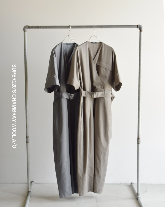 YLEVE イレーヴ SUPER120s ウール オールインワン SUPER120'S CHAMBRAY