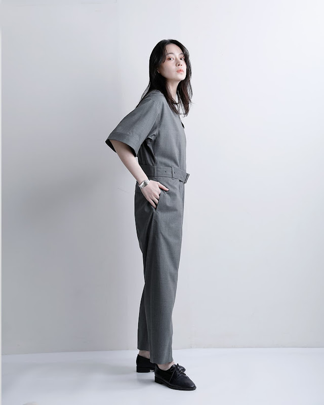 YLEVE イレーヴ SUPER120s ウール オールインワン SUPER120'S CHAMBRAY